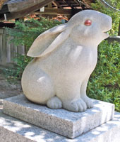 岡崎神社の兎